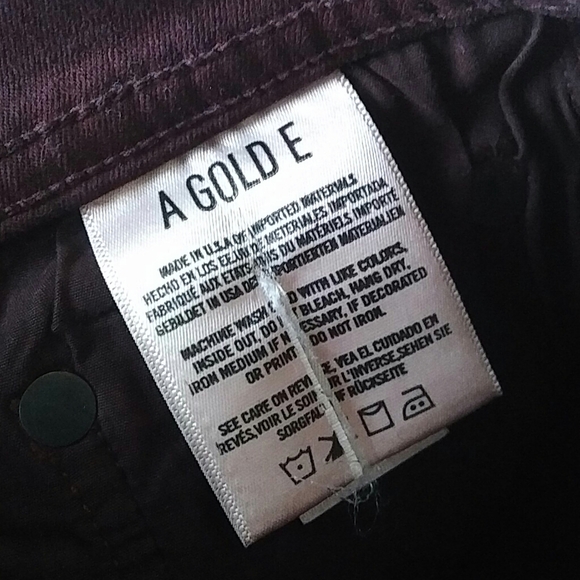 AGOLDE -NWOT Super High Roxanne Leatherette jeans - Picture 6 of 6
